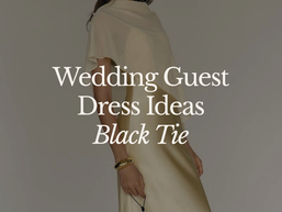 wedding guest dress black tie