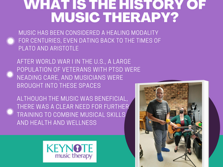 What is the history of music therapy?