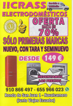 Oferta de electrodomésticos