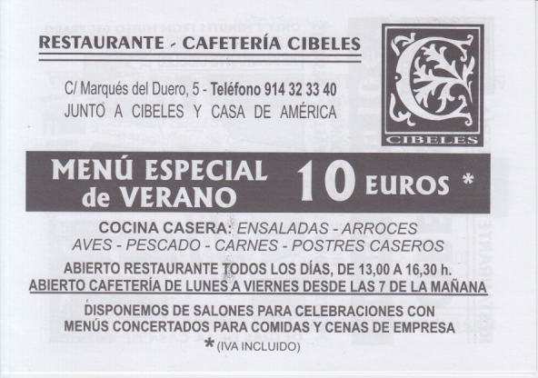 Restaurante Cibeles