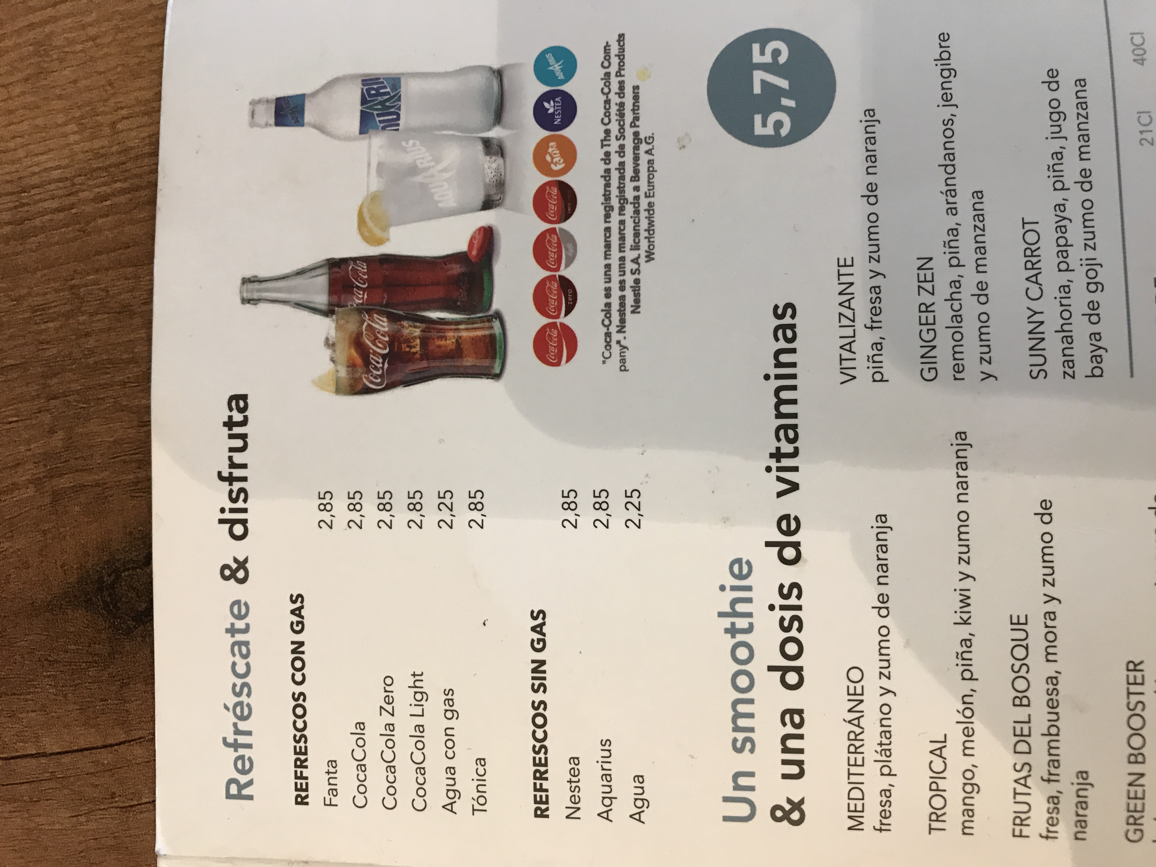 Menu 7