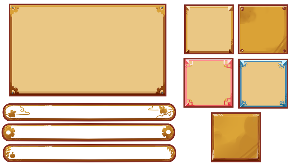 UI Boxes and HP Bars