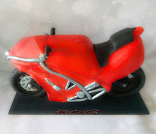 Motorbike Cake