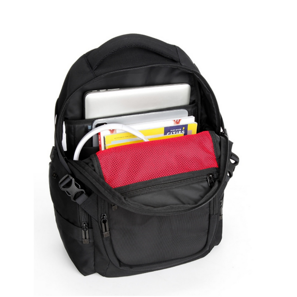 Thumbnail: SUISSEWIN SN99673 Unisex Waterproof Laptop Backpack Hiking Rucksack School Bag