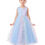 Thumbnail: ELSA & ANNA Girls Princess Wedding Bridesmaid Birthday Party Dress XA2022-4BLU