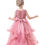 Thumbnail: ELSA &ANNA Girls Princess Wedding Bridesmaid Birthday Party Dress XA2022-2PNK