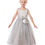 Thumbnail: ELSA & ANNA Girls Princess Wedding Bridesmaid Birthday Party Dress XA2022-1GRY