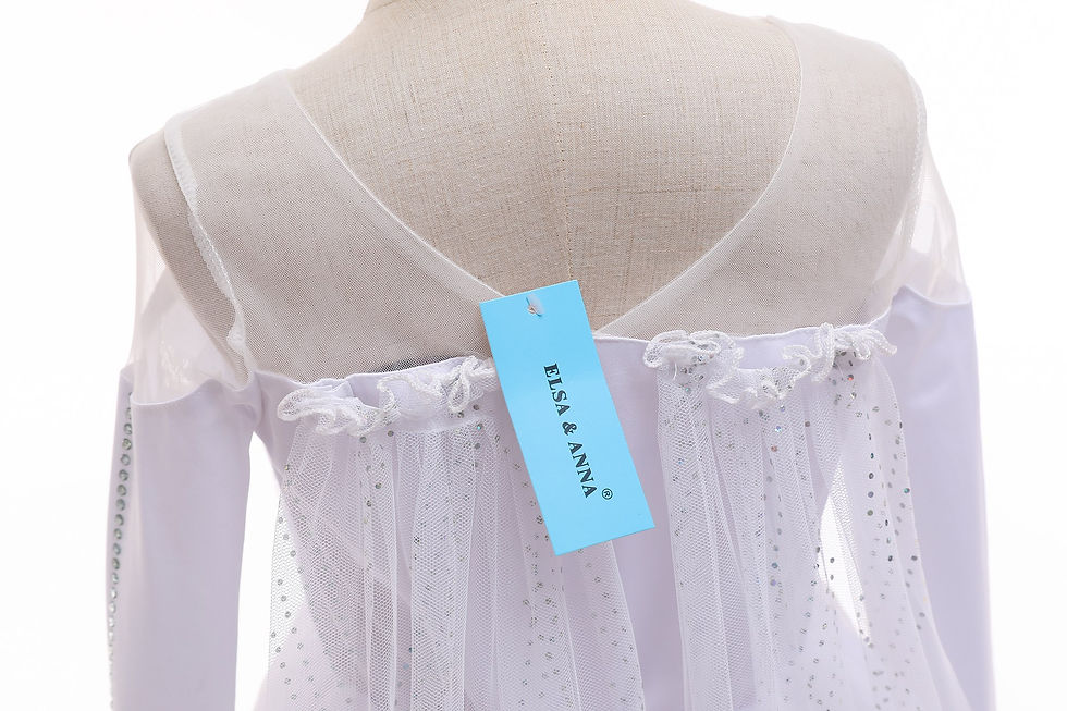 Thumbnail: ELSA & ANNA® Girls Fancy Dress Snow Queen Princess Costume Party Dress E316