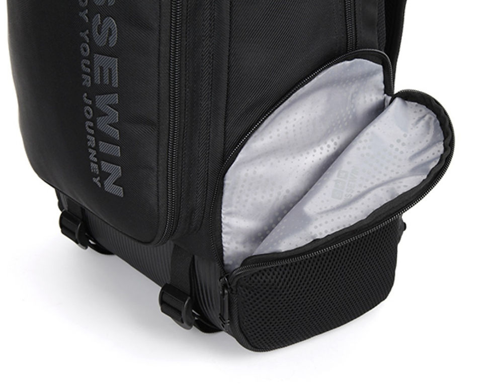 Thumbnail: SUISSEWIN SN99626 Unisex Waterproof Laptop Backpack Hiking Rucksack School Bag