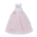 Thumbnail: ELSA & ANNA Girls Sleeveless Formal Ball Gown Wedding Bridesmaid Lace Dress 07