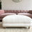 Thumbnail: Loaf Sugarloaf Footstool in Buttermilk Cream Brushed Cotton RRP £715