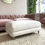 Thumbnail: Loaf Sugarloaf Footstool in Buttermilk Cream Brushed Cotton RRP £715