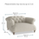 Thumbnail: Loaf Dixie Love Seat in Light Grey Clever Velvet RRP £2160