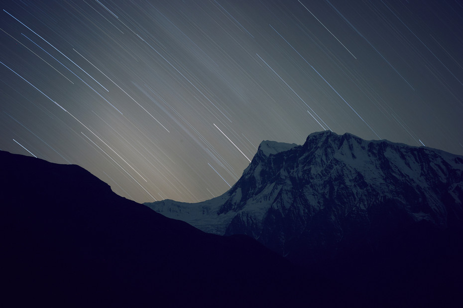 NIGHT EXPOURE - ANNAPURNA III (7555m)