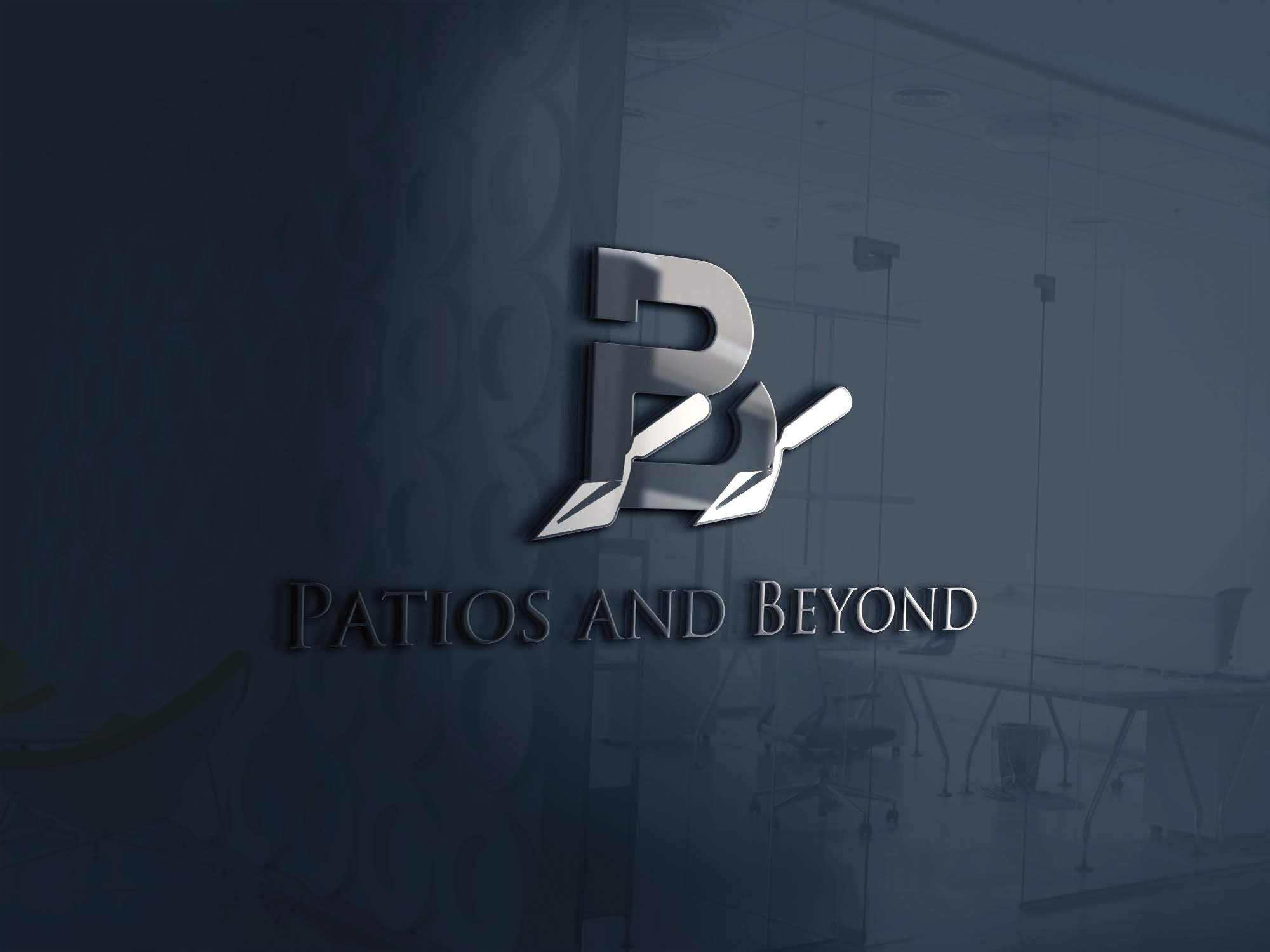 Patios & Beyond 3D Logo