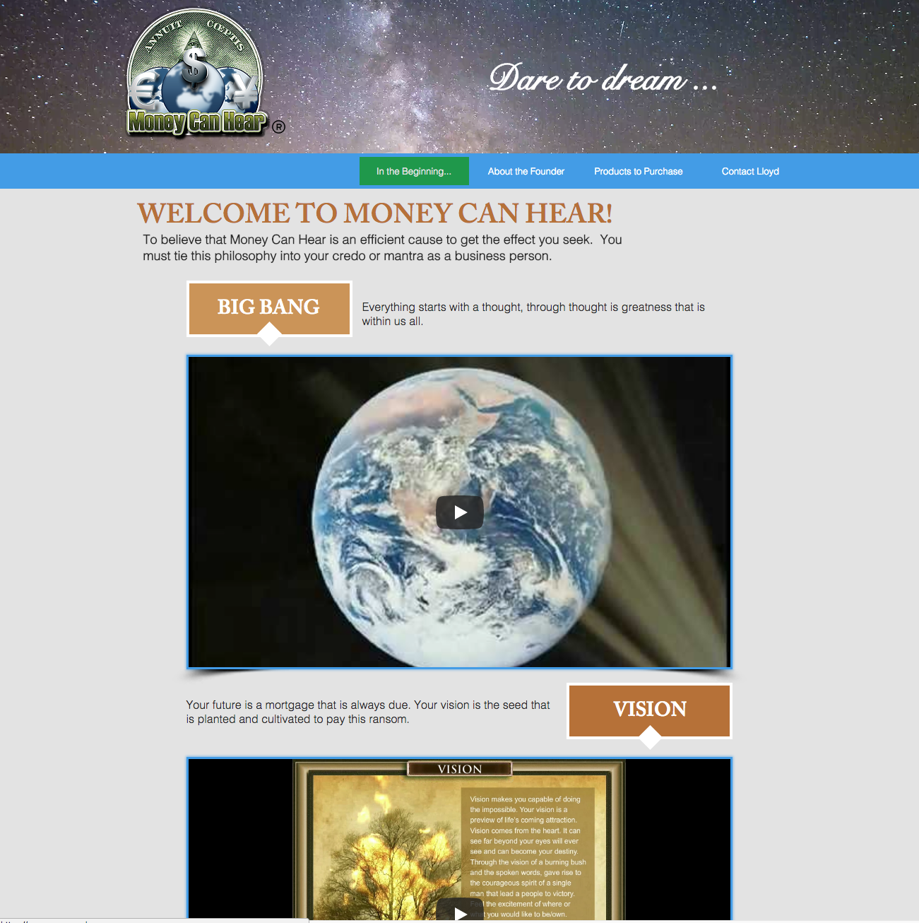 Money Can Hear Official Website