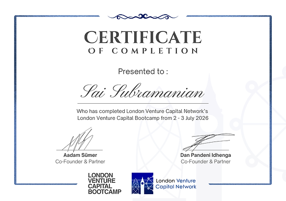 London VC Bootcamp