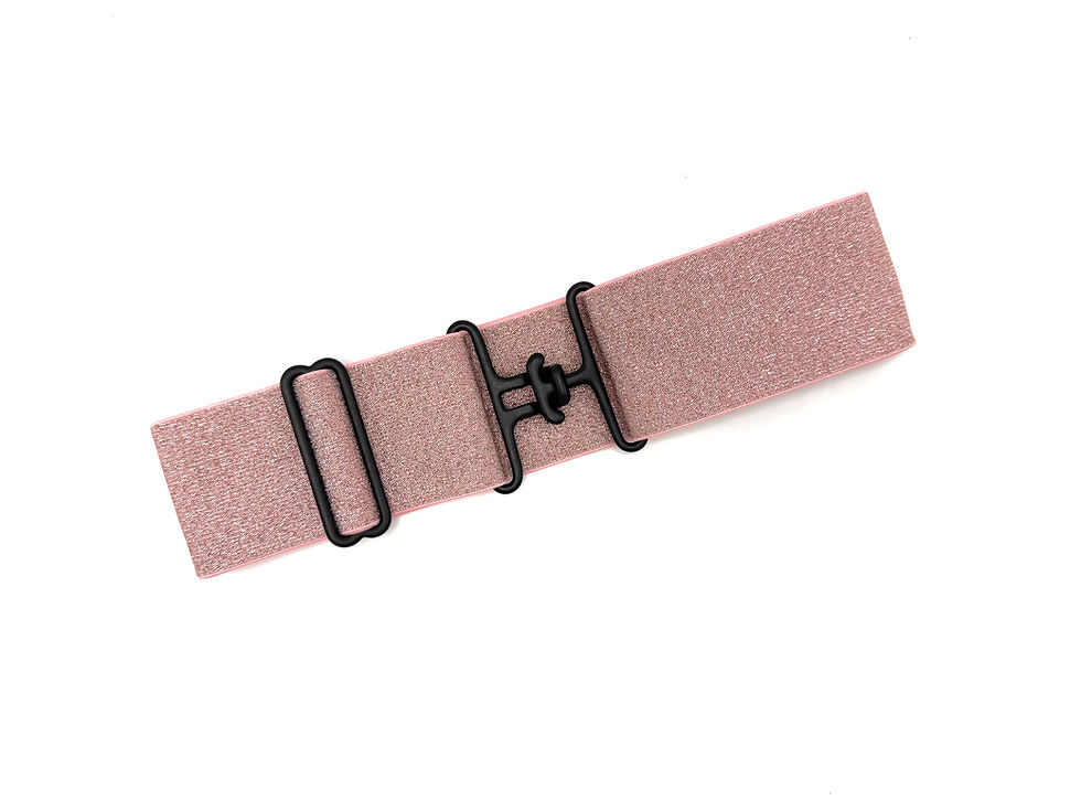 Thumbnail: 2 inch Handmade Adjustable Equestrian Elastic Belt