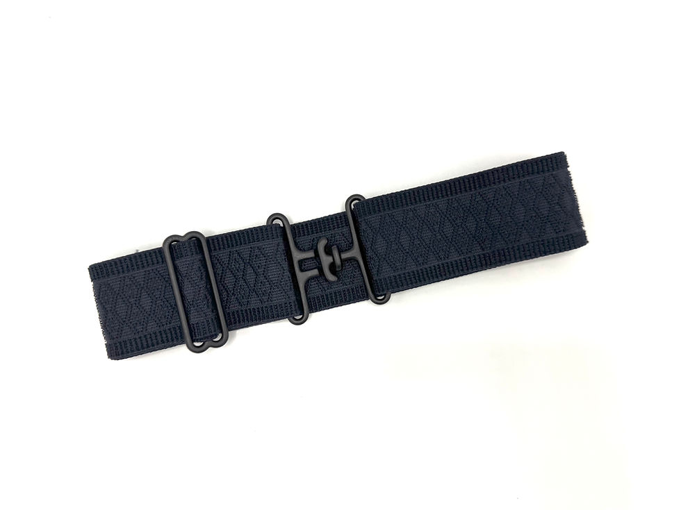 Thumbnail: 2 inch Handmade Adjustable Equestrian Elastic Belt