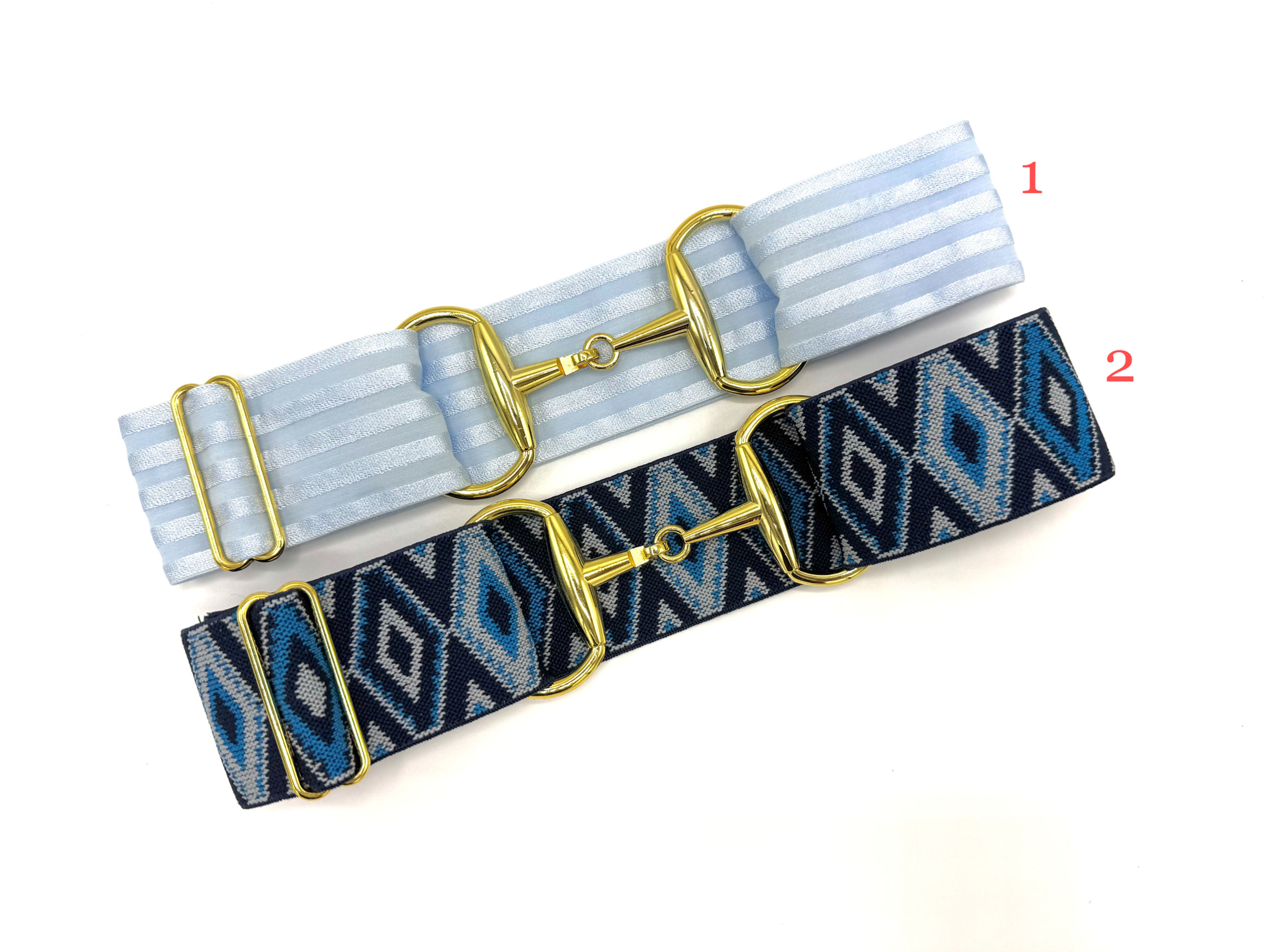 2 inch Handmade Adjustable Equestrian Elastic Belt
