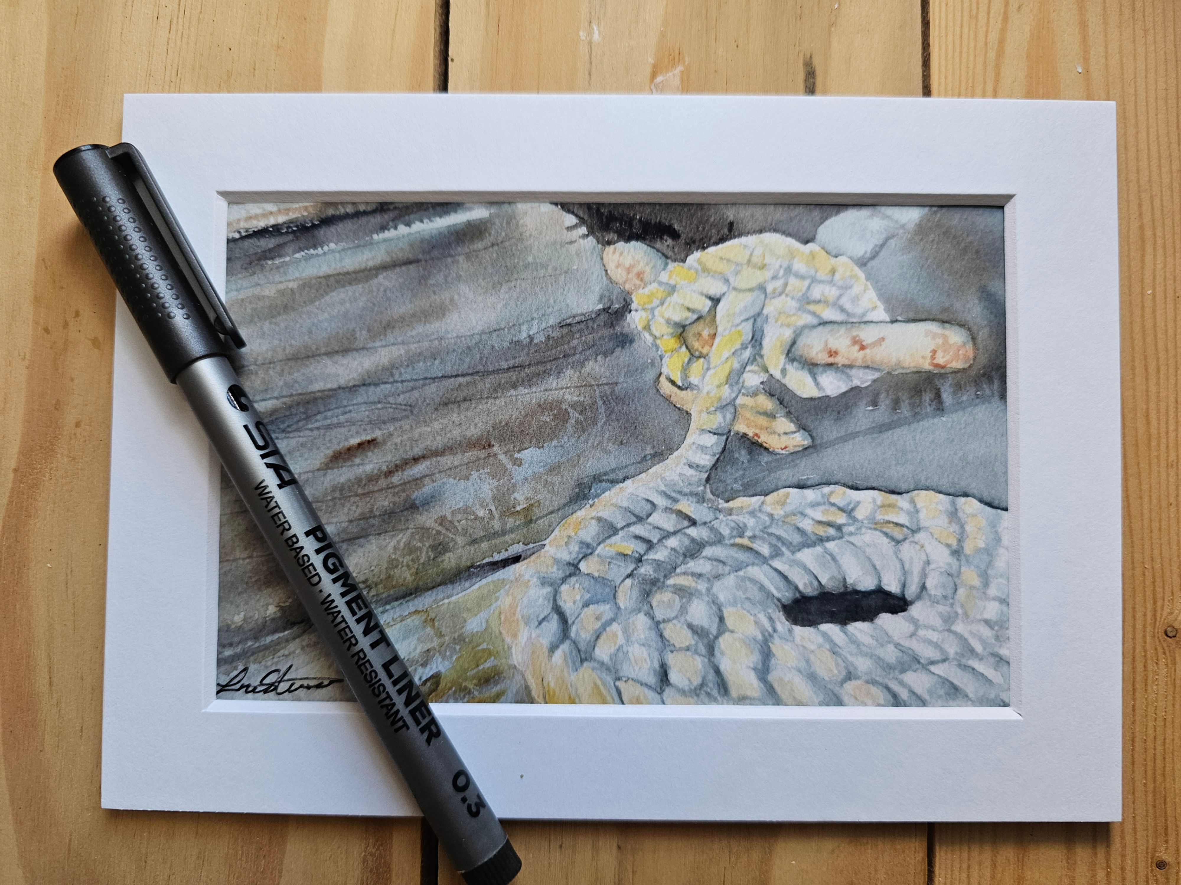 Cleat Watercolor Print 4x6"