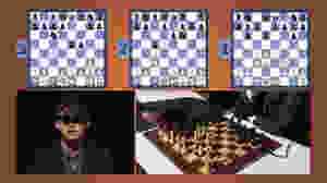 Magnus Carlsen turns a blind eye