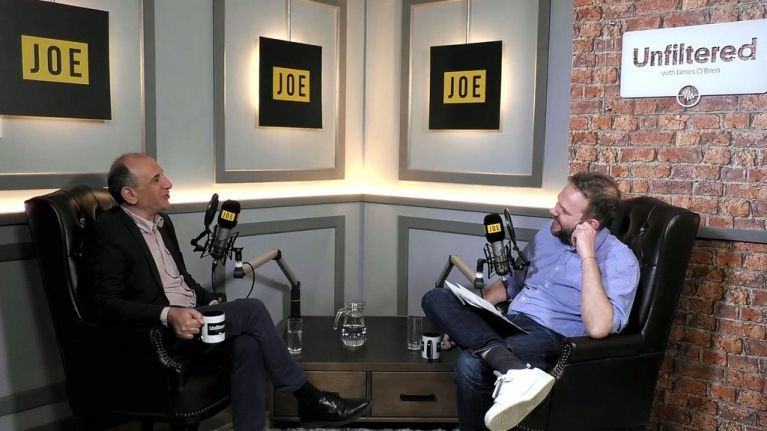 Armando Iannucci (left) explains politics. All of it.