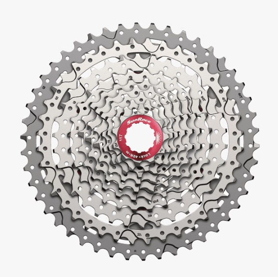 sunrace CSMX3 10-SPEED CASSETTE 11-42T. METALLIC