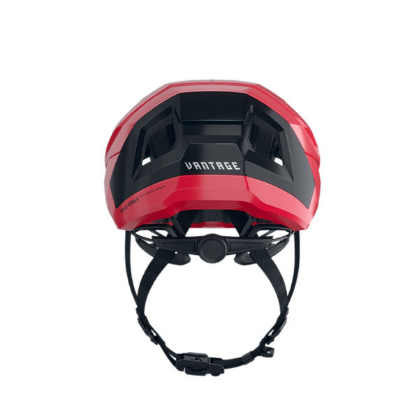 Thumbnail: Helmet VANTAGE red L/XL ველოსიპედის ჩაფხუტი უკნიდან