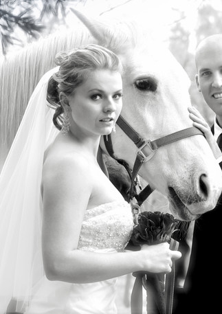 Black and White Wedding Photography