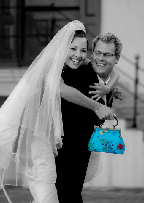 Black and White wedding photography