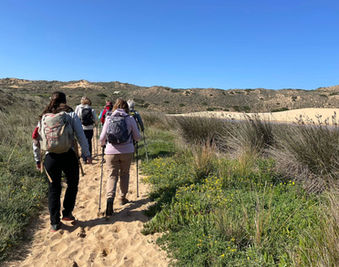 Overwintern Winter in the Algarve sandy hike