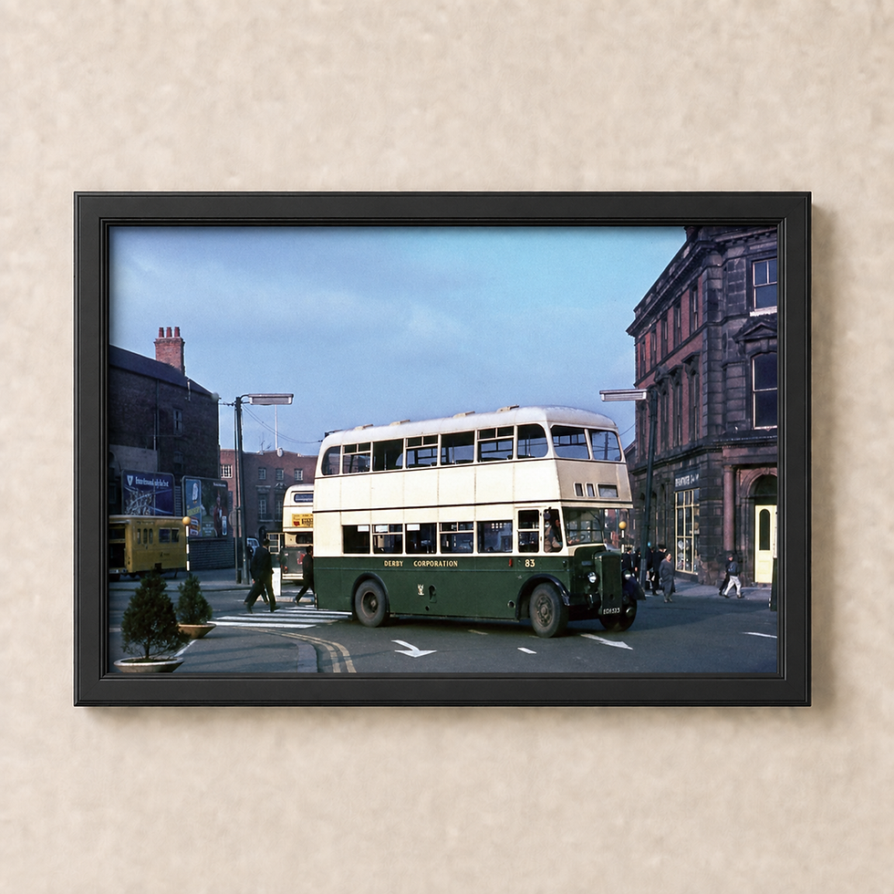 Thumbnail: Bygone Derby Framed Pictures A4