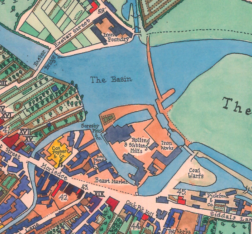 An A1 Map of Derby 1815
