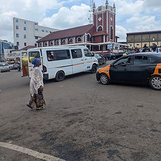 public transport in central business district of kumasi