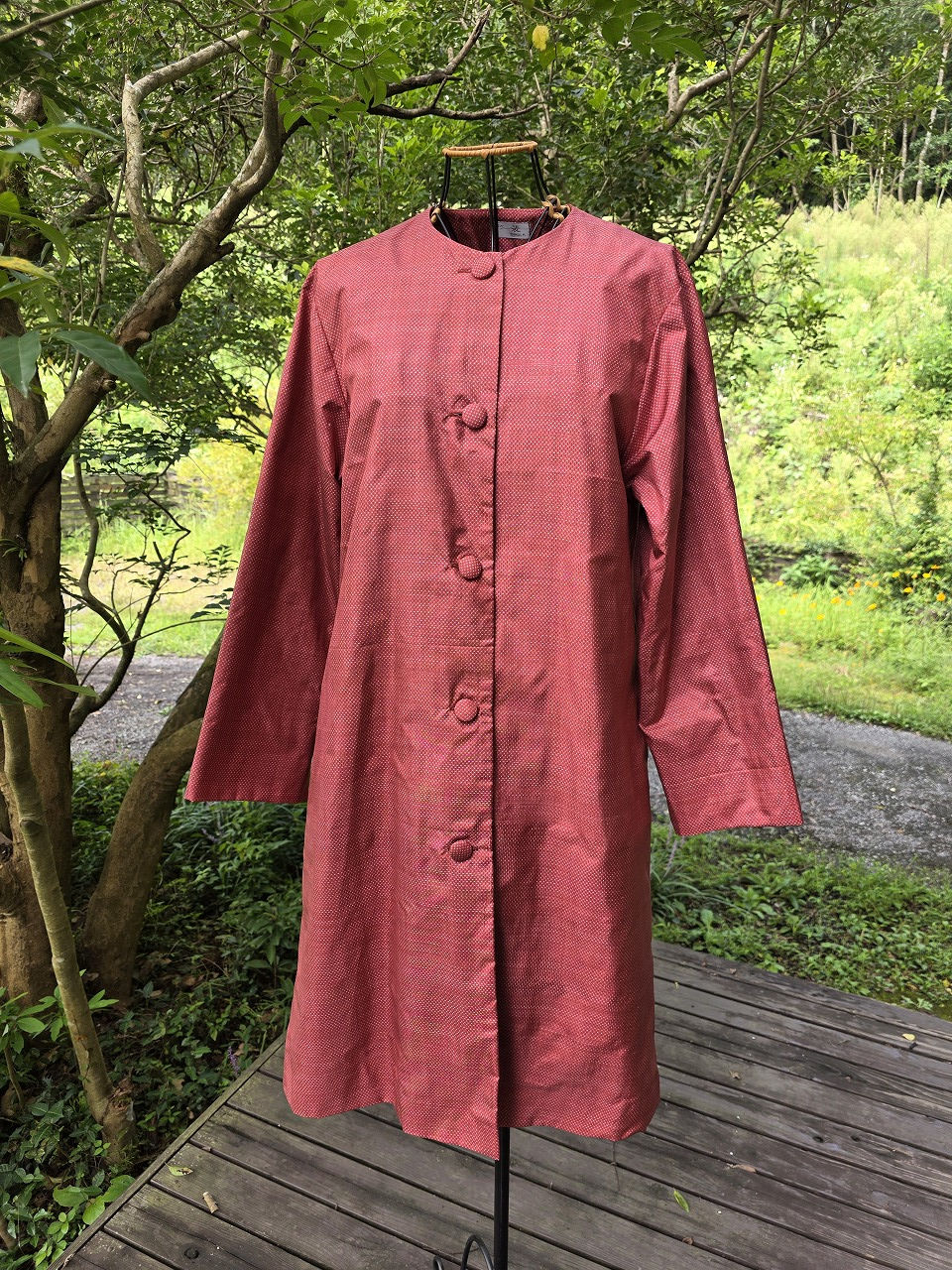 719.紬のコート(K様のオーダー)