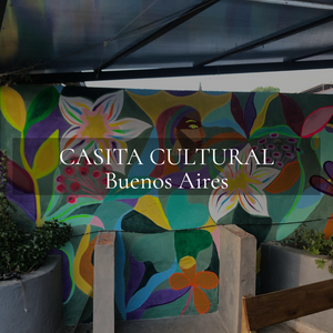 Capa: muralismo na casa cultural em Buenos Aires