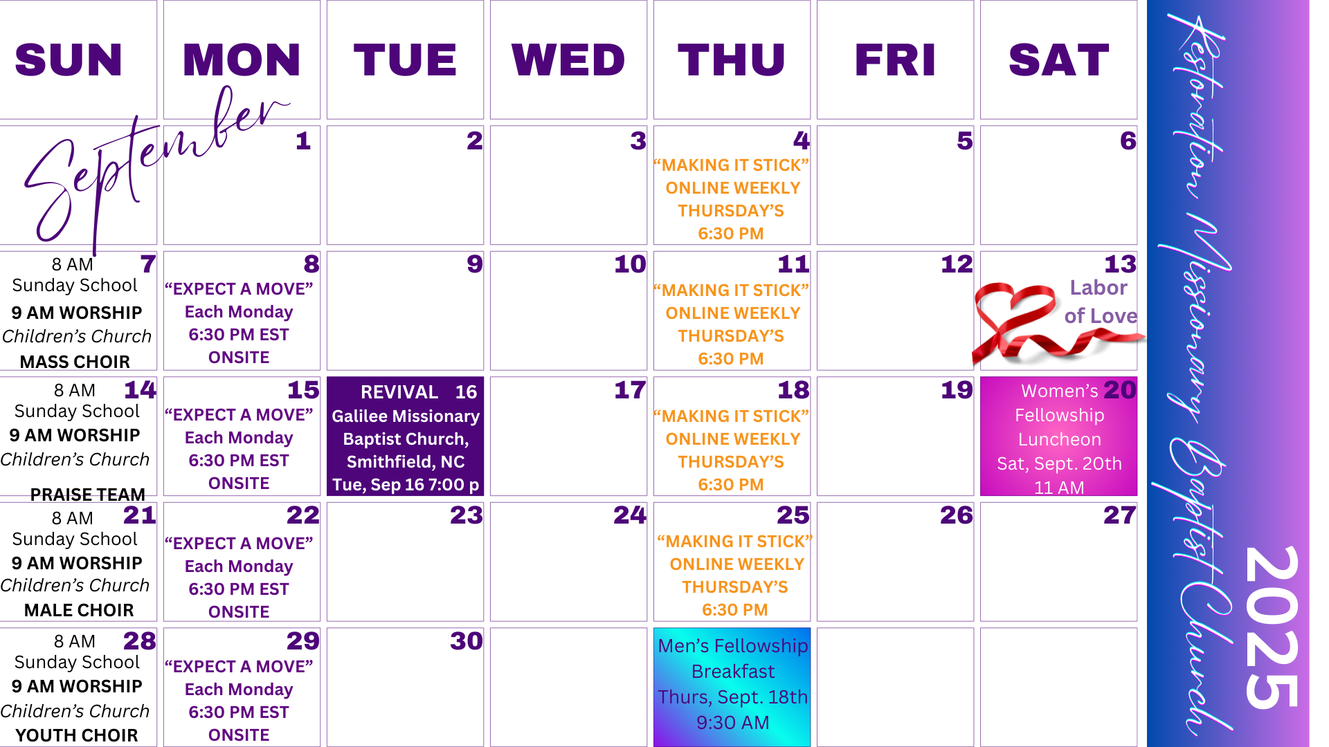 September – “A Season of Renewal” | The Restorative - RMBC News