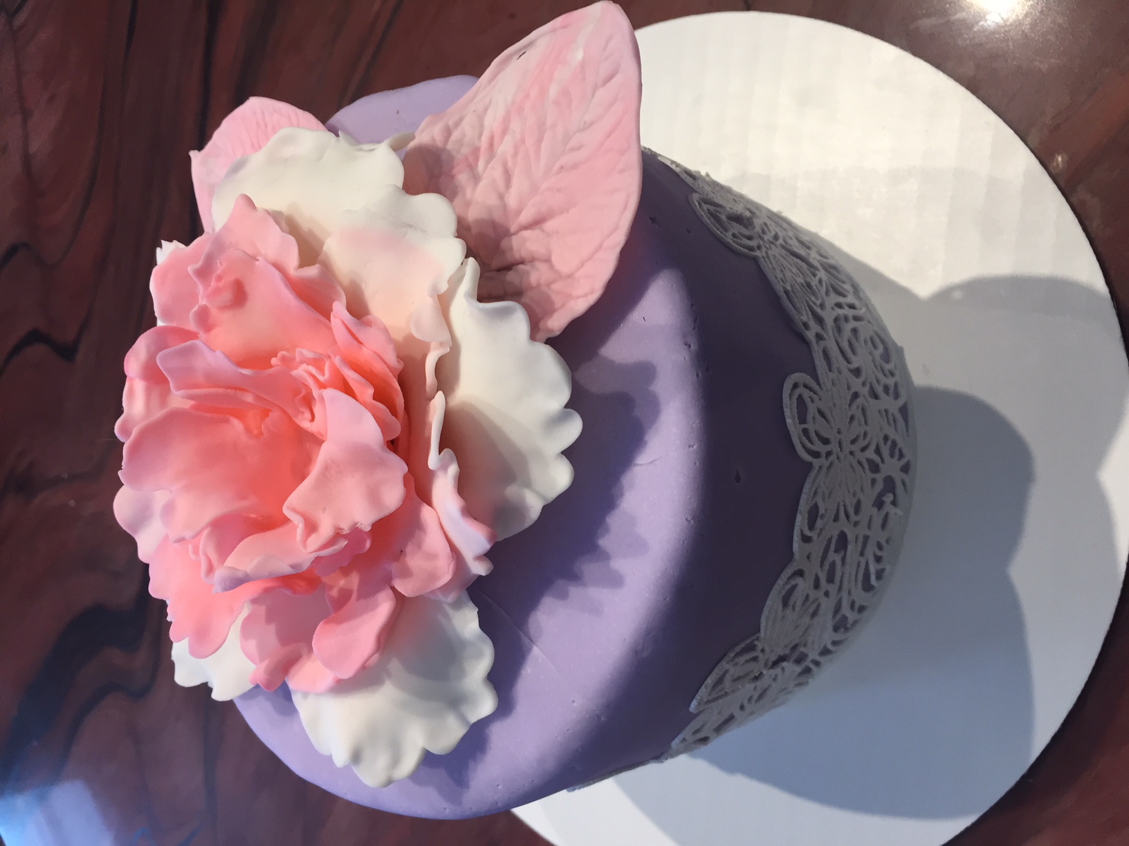 mauve floral