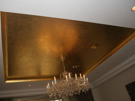 Gold leaf gilding artwork in Kuala Lumpur Malaysia by MIDAS TOUCH by Shehzad Khan, traditional gilding craftsmanship and workshop services.