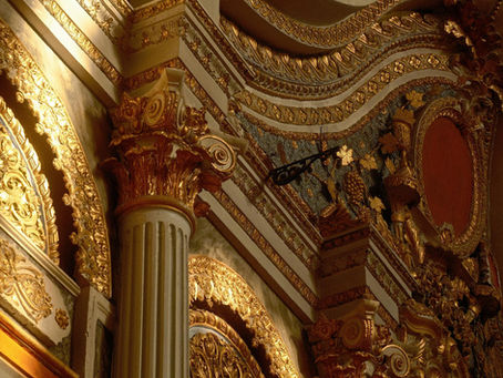Real 24K Gold Leafing artwork by MIDAS TOUCH by Shehzad Khan in Mumbai, India featuring luxury gold, silver, copper, champagne and metal leaf gilding finishes for premium interiors and decorative art.