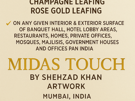 Trust the Art of Leafing with MIDAS TOUCH.