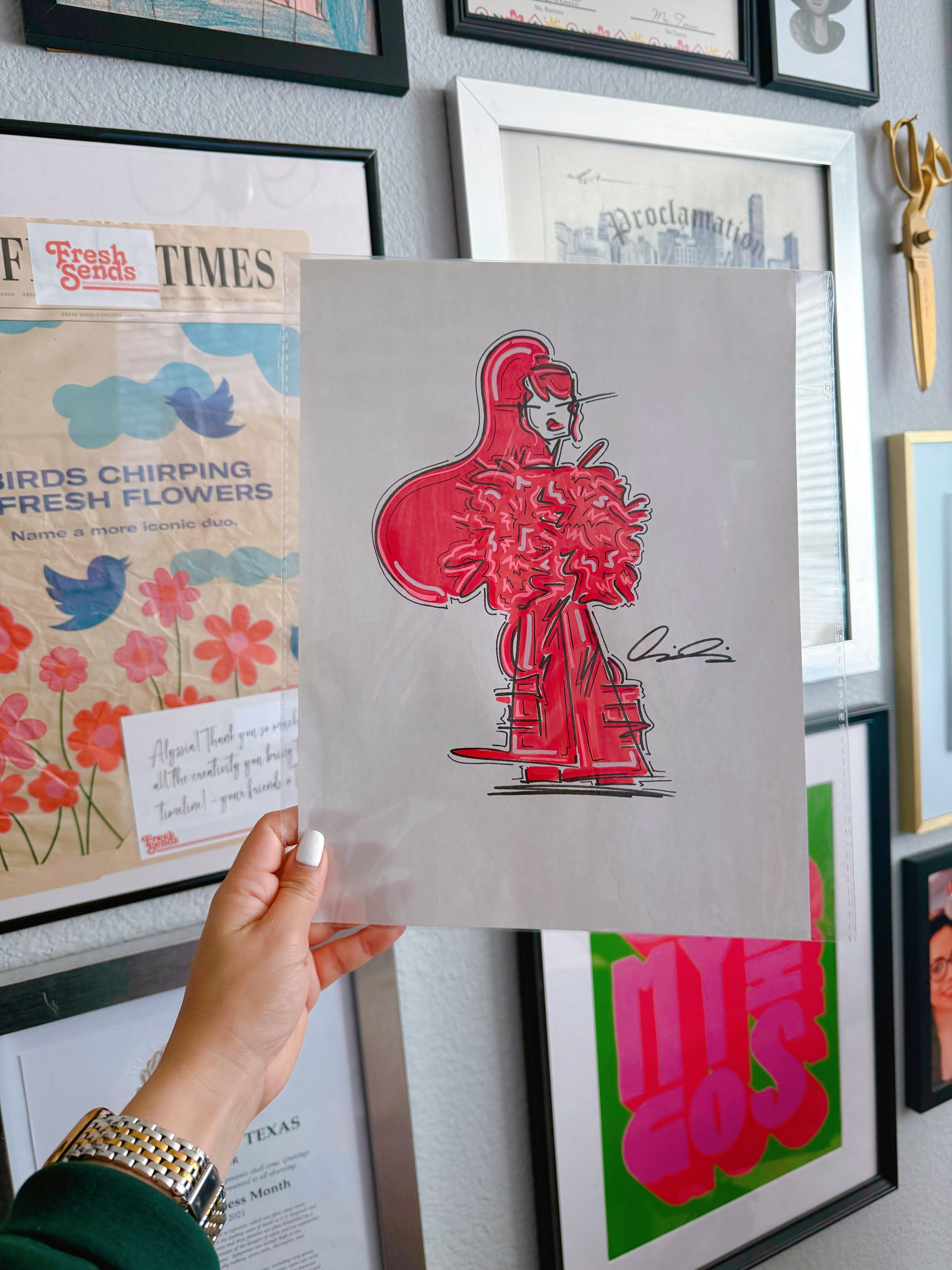 Fashion Illustration: Red