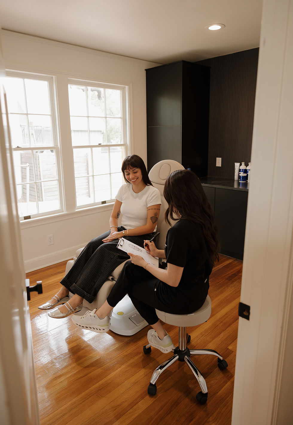 Customized skin consultation with Licensed Esthetician at Artisse Med Spa in Austin, Texas