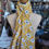 Miniature : Foulard jaune à fleurs