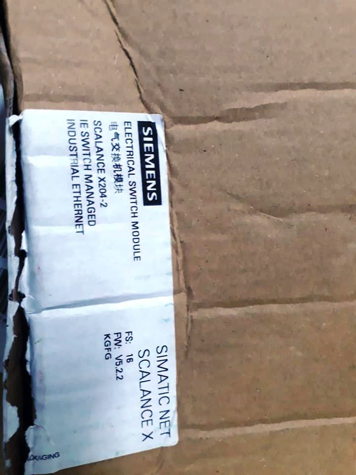 Thumbnail: Siemens Scalance X204-2 Electrical Switch Module 6GK5204-2BB10-2AA3