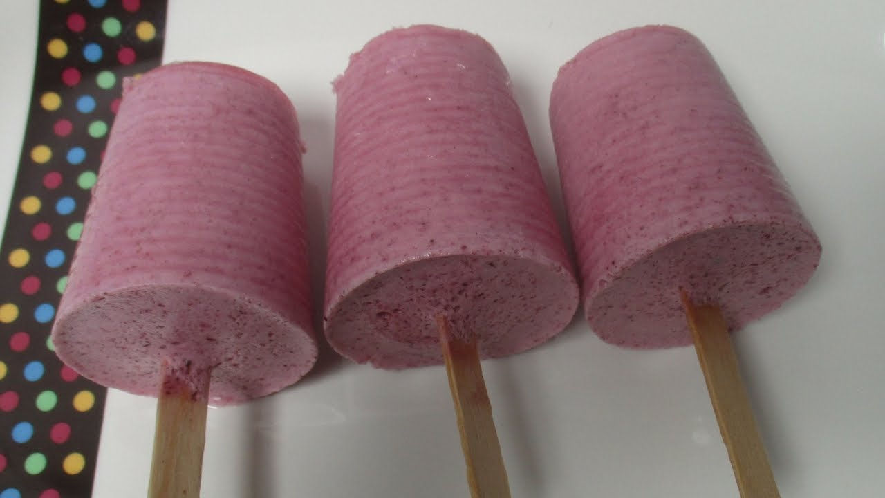 Helado de mora