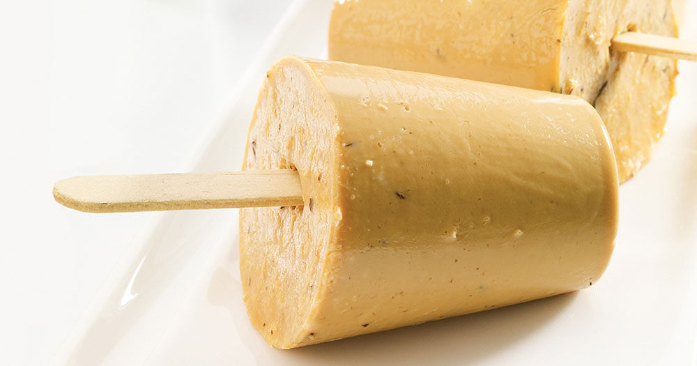 Helado de ron pasas