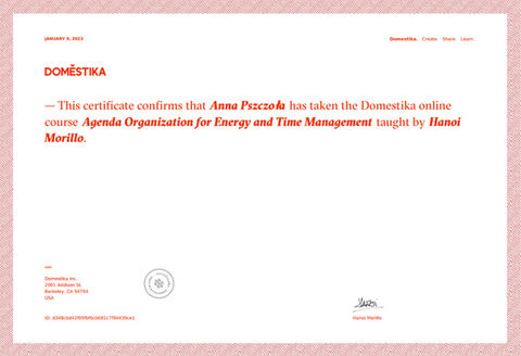 Agenda organization for Energy and Time Management_zarządzanie czasem i energia_coaching adhd