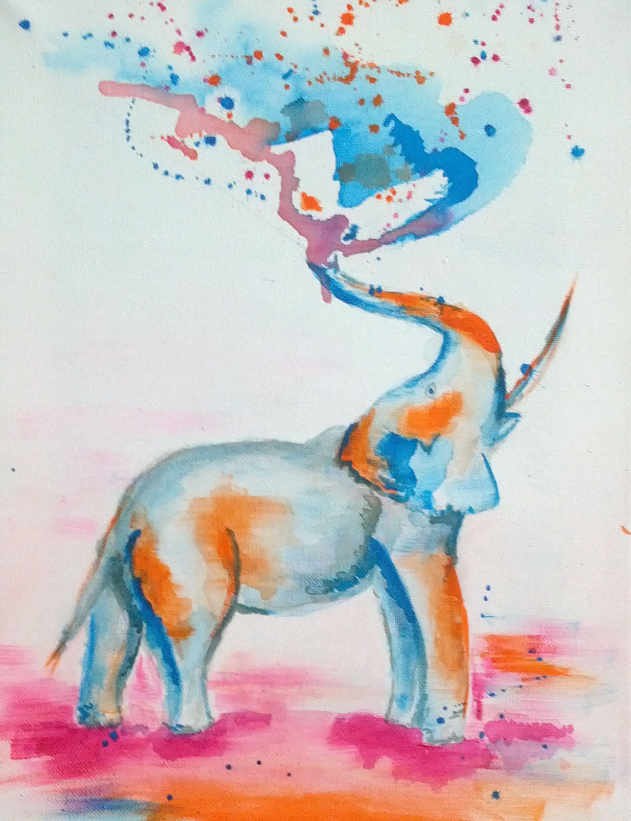 Elephant shower
